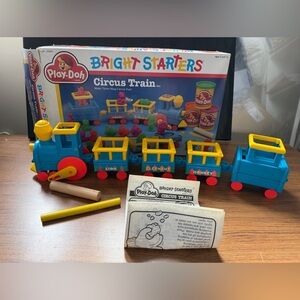 Vintage Play-Doh Circus Train Set